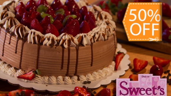 [Image: ¡Una dulce seducción! ¡Paga $7.50 y consume $15 en pasteles enteros en Sweet's El Palacio de los postres!m]