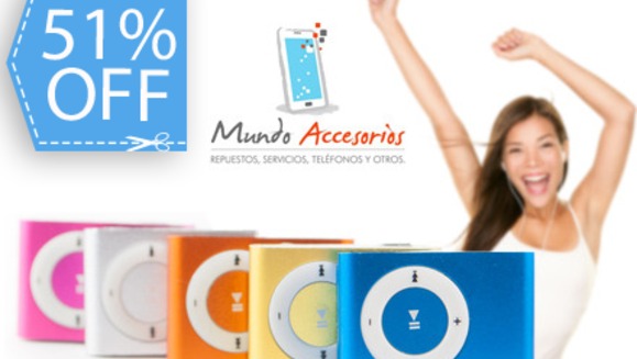 [Image: ¡Que la música te acompañe a todas partes!¡Paga Q49 en lugar de Q100 por un Reproductor MP3 tipo Miniclip + Cable USB + Audífonos en Mundo Accesorios!m]