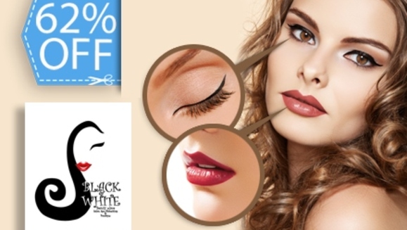 [Image: ¡Lucí Hermosa 24/7! ¡Paga Q399 en lugar de Q1,050 por Delineado Permanente en Contorno de Ojos o Labios  (Ambas Líneas) + Facial de Limpieza en Black and White Beauty Place!m]