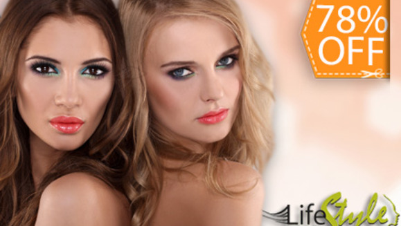 [Image: ¡Paga $19 en lugar de $86 por Tinte Completo Premium o Retoque + Tratamiento Sellador de Color + Manicure con Maquillaje y 6 Servicios de Salón Personalizados en Life Style Salón! ¡Solo 450 cupones disponibles!m]