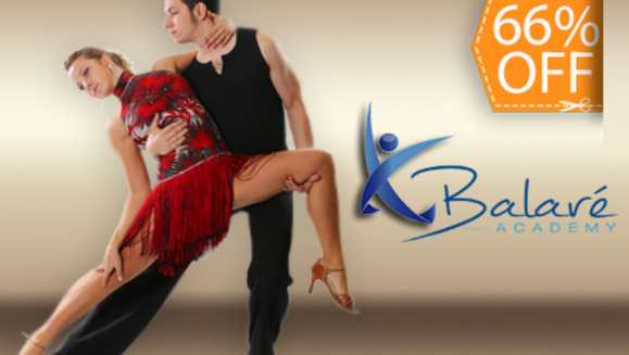 [Image: ¡Paga $15 en lugar de $45 por 1 Mes Completo de Clases de Salsa en Balaré Academy!m]