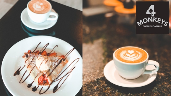 [Image: ¡Paga $7 y Consume $14 en Todo el Menú de 4 Monkeys Coffee Roasters!m]