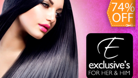 [Image: ¡Paga $49 en lugar de $185 por Alisado Brasileño INOAR con Keratina y Argán + Tratamiento Post Alisado de Argán + Lavado Spa + Corte de Puntas + Planchado de Finalización + Producto para Seguimiento en Casa NOVEX 3.5 oz en Exclusive’s Salón!m]