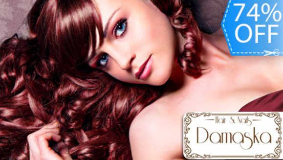 [Image: ¡Paga Q169 en lugar de Q655 por Paquete de Color que incluye: Tinte Completo + Tratamiento de Color + Corte de Puntas + Planchado + Gotas Selladoras en Damaska Hair, Nails &amp; Boutique!m]