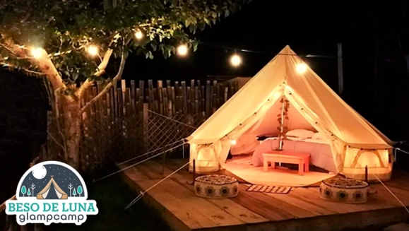 [Imagen:¡Una noche sin igual! ¡Paga Q325 en Lugar de Q620 por Glamcamp para 2 Personas + 1 Bolsa de Marshmallows + Fogata y Más!]