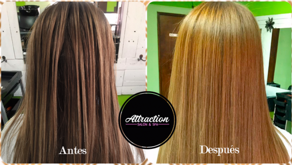 [Image: ¡Paga $18 en Lugar de $125 por Tinte Completo, Retoque o Mechas Balayage, Tradicionales o Babylights + Lavado Spa + Tratamiento de Botox Capilar + Gotas de Finalización de Argán + Planchado, Secado u Ondas!m]