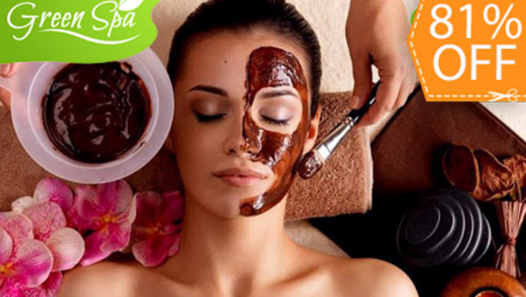 [Image: ¡Paga $18 en lugar de $95 por 1 Masaje con Pindas + 1 Sesión de Chocolaterapia Facial  + 1 Masaje Relajante con Aceites Esenciales + 1 Jugoterapia Refrescante en Green Spa!m]