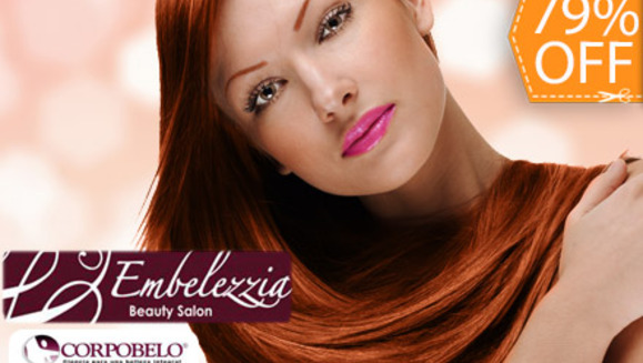 [Image: ¡Paga $20 en lugar de $96 y Elige Entre: Mechas, Luces, Tinte Completo o Retoque Alfaparf + Tratamiento Intensivo de Keratina + Corte de Puntas + Planchado o Secado en Embelezzia Beauty Salón!m]