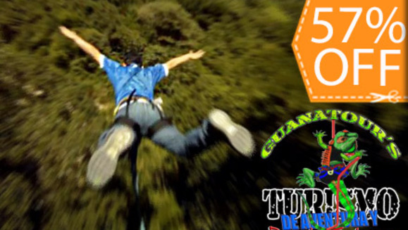 [Image: ¡Paga $15 en lugar de $35 por un Emocionante Salto de Puenting con Guanatours! Solo 150 cupones disponibles.m]