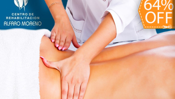 [Image: ¡Combate el Dolor de Espalda! ¡Paga $20 en lugar de $56 por 2 Sesiones de Fisioterapia con Termoterapia, Electroterapia, Ultrasonido Terapéutico, Masaje Relajante y Más en Centro de Rehabilitación Alfaro Moreno!m]