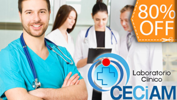 [Image: ¡Paga $15 en lugar de $75 por Exámenes de Laboratorio a elección entre: 11 Exámenes para Evaluación de Sangre, Glucosa, Colesterol y Más ó  Exámenes para Detección de ETS en Laboratorio Clínico CECIAM!m]