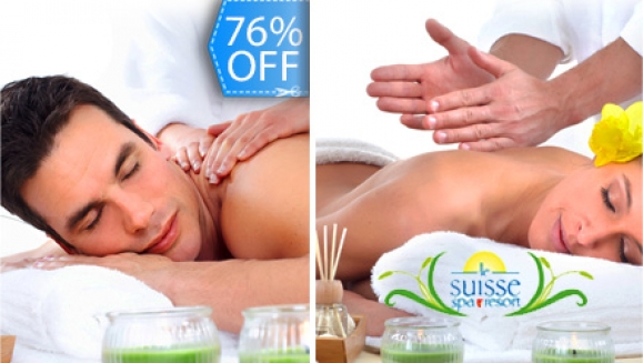 [Image: ¡Paga Q189 en lugar de Q790 por Día de Spa de Lujo (Sauna, Jacuzzi e Hidroterapia Ilimitados) + Nuevo Masaje Samunprai + Mascarilla Mineralizante + Té Relajante y Más en Le Suisse Spa!m]