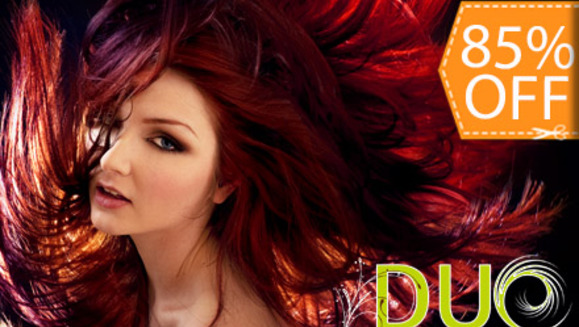 [Image: ¡Paga $20 en lugar de $135 por Paquete que Incluye: Tinte Completo o Retoque SEBASTIAN + Tratamiento Intensivo de Keratina + Color Save Mask + Tratamiento Hidratante Reconstructor y Más en Duo Salón!m]