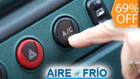 [Image: ¡Paga $22 en lugar de $70 por Carga Completa de Aire Acondicionado + Lubricación + Revisión de Fugas y Sistema Eléctrico de A/C + Limpieza de Filtro y Blower de A/C + Aromatizado en Aire Frío Internacional!m]