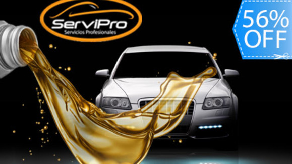 [Image: ¡Paga Q349 en lugar de Q800 por Servicio Completo para Vehículo que Incluye: Cambio de Aceite y Filtro + 4/4 de Aceite 20w50 + Alineación en las 4 Llantas + Revisión, Limpieza y Ajuste de Frenos + Revisión de 11 Puntos y Más en Servipro!m]