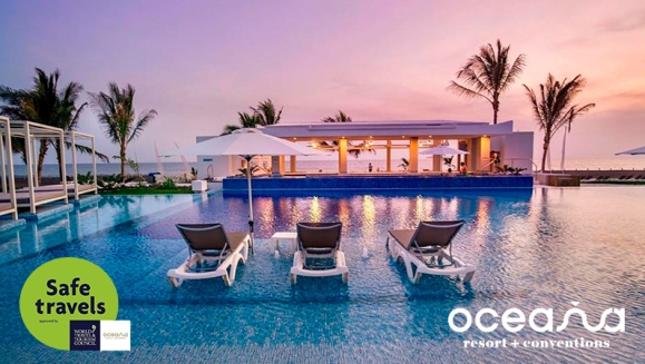[Image: ¡Paga Q628 en Lugar de Q800 por DayPass en Oceana Resort que Incluye: Desayuno y Almuerzo Buffet + Snacks Mañana y Tarde + Bebidas Ilimitadas Alcohólicas y No Alcohólicas!m]