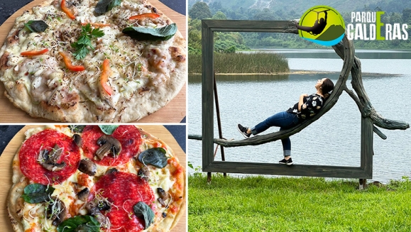 [Image: ¡Paga Q175 en Lugar de Q350 por All You Can Eat de Pizza Artesanal Gourmet + Día de Aventura Extrema con: Columpio Gigante + Balsa con Remos + Kayaks + Caminata en Bosque Virgen!m]