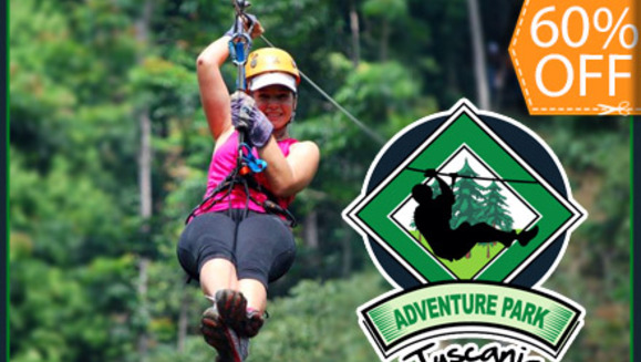 [Image: ¡Paga $10 en lugar de $25 y lleva tu adrenalina al extremo en el Canopy de Tuscania!m]