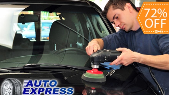 [Image: ¡Paga $19 en lugar de $67 por Restauración de Pintura marca 3M: Robin, Abrillantado, Pasteado a Máquina + Alineado Computarizado + Lavado, Aspirado y Siliconado + Revisión de Frenos en Auto Express!m]