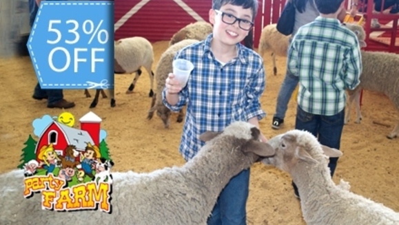 [Image: ¡Paga Q45 en vez de Q95 por ingreso para 1 Adulto y Juegos Ilimitados para 1 Niño con: Petting ZOO + Paseo en Caballo + Go Tractors + Camas Elásticas + Footios + Arenero + Toro Manual + Rueda Chicago + Inflable Temático en Party Farm en Miraflores!m]