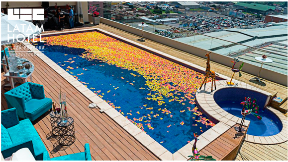 [Image: ¡Paga $99 en Lugar $200 por Estadía para 2 Adultos y 2 Niños en Habitación Doble + Desayuno Buffet + Acceso al Roof Top con Piscina Climatizada, Jacuzzi, Sauna Seco y Gimnasio!m]