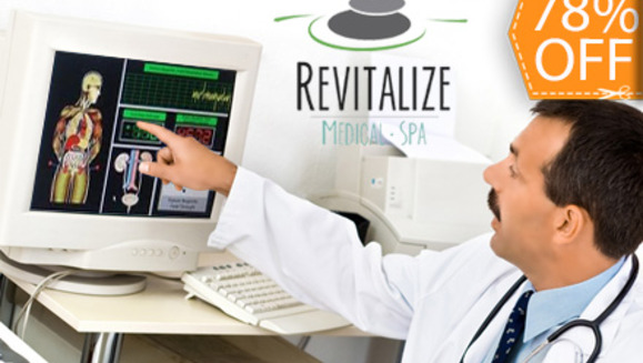 [Image: ¡Paga $30 en lugar de $139 por Estudio Biocuantico Completo + Consulta Médica + 4 Sesiones de Desintoxicación Corporal + 3 Masajes Relajantes en Revitalize Medical Spa!m]