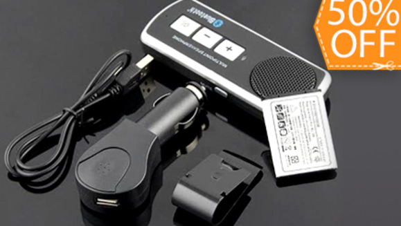 [Image: ¡No Pierdas Llamadas Mientras Manejas! ¡Paga $35 en lugar de $70 por Bluetooth Speaker  para Celular!m]