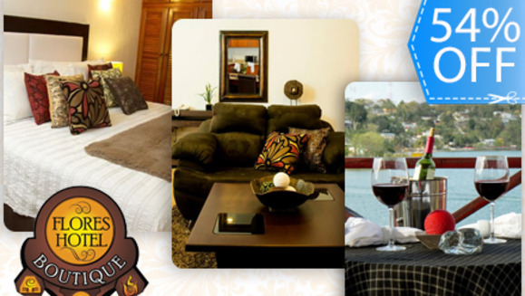 [Image: ¡Paga Q499 en lugar de Q1,095 por Estadía de 1 Noche en Suite de Lujo para 2 Personas + 2 Desayunos, en la Hermosa Isla de Flores Petén, en el Exclusivo Flores Hotel Boutique!m]