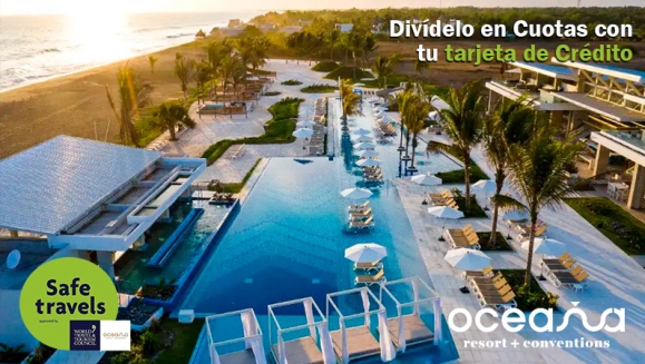 [Imagen:¡Oceana Resort TODO INCLUIDO! ¡Paga Q2,500 en Lugar de Q3,040 por Estadía Familiar para 2 Adultos y 2 Niños (Menores de 5 Años) en Habitación Superior + Impuestos Incluidos!]