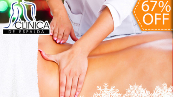 [Image: ¡Paga $15 en lugar de $45 por 2 Masajes Relajantes, Quiroprácticos o Reductivos + 1 Masaje Thermorelajante con Piedras de Jade en Clínica de Espalda!m]