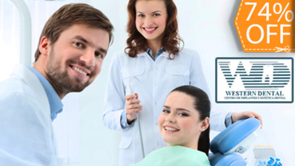 [Image: ¡Paga $49 en lugar de $190 por Extracción de 1 Cordal + 1 Radiografía + Limpieza con Ultrasonido + Consulta Ortodóntica + Consulta Post Operatoria en Western Dental!m]