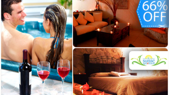 [Image: ¡Paga Q599 en vez de Q1,765 por PAQUETE DE HOSPEDAJE Y SPA para 2 que incluye: Habitación con Chimenea + Botella de Vino + Masaje Relajante Profundo + Mascarilla Mineralizante  + Uso de Instalalaciones y Más en Le Suisse Spa Resort!m]