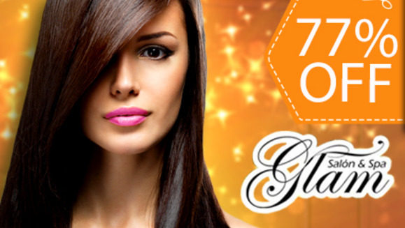 [Image: ¡Paga $10 en lugar de $44 por Lavado Hidratante + Tratamiento Intensivo de Argán + Secado o Planchado + Limpieza Facial + Depilación de Ceja y Bozo en Glam Salón y Spa!m]