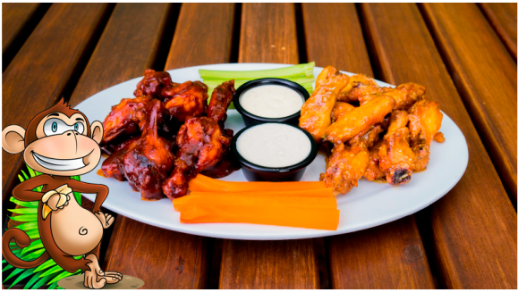 [Image: ¡Paga Q99 en lugar de Q210 por Sampler que Incluye: 1 Libra de Alitas + Papas Fritas + Aros de Cebolla + 1 Chicken Club Quesadilla!m]