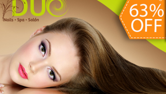 [Image: ¡Paga $35 en lugar de $95 por Alisado de Keratina y Más en Duo Salón!m]