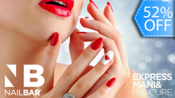 [Image: ¡Paga Q60 en lugar de Q125 por Manicure y Pedicure Express + Esmalte en Manos y Pies + Decoración en Manos en Nail Bar!m]