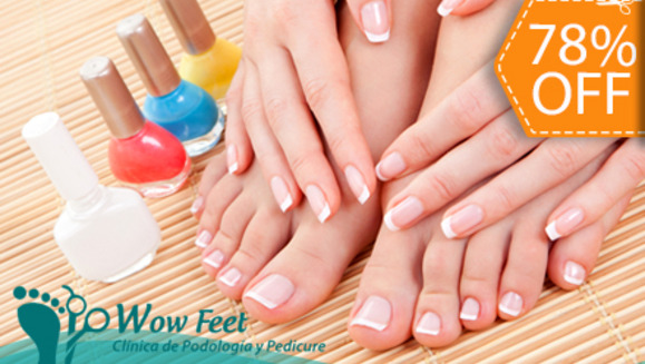 [Image: ¡Paga $13 en vez de $60 por 3 Pedicure Clínicos + 3 Exfoliaciones + 3 Parafinas + 3 Esmaltados en Wow Feet!m]