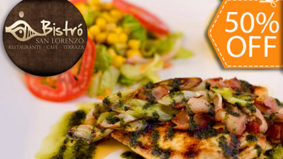 [Image: ¡Paga $12 y consume $24 en todo el sabroso menú de Bistró San Lorenzo!m]