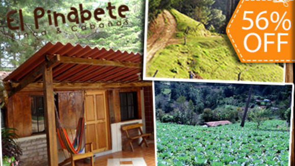 [Image: ¡Paga $96 en vez de $218 por Estadía para 4 personas + Tour de Montaña Triple (Rio Sumpul, Plan de Hortalizas, Planta de chaparro) + 4 Desayunos y más en El Pinabete, Finca y Cabañas! ¡SÓLO 40  CUPONES DISPONIBLES!m]