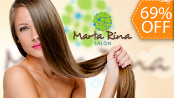 [Image: ¡Paga $39 en lugar de $125 por Alisado de Keratina + Lavado Spa + Corte Personalizado y más en Marta Rina Salón!m]
