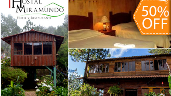 [Image: ¡Paga $40.25 en vez de $80.50 por Estadía de 1 Noche para 4 personas + 4 Desayunos en Hostal Miramundo! ¡SÓLO 103 CUPONES DISPONIBLES!m]