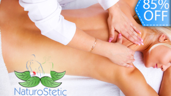 [Image: ¡Paga Q99 en vez de Q650 por Masaje Quiropráctico con Ozonoterapia + Ultrasonido Desinflamatorio + Vibroterapia + Quiropráctica Lumbar + Masaje Relajante + Consulta y Análisis Médico en Naturo Stetic!m]