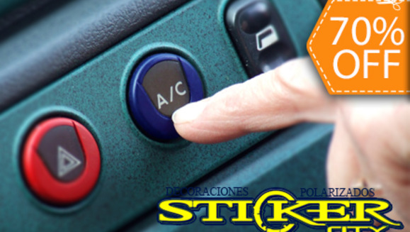 [Image: ¡Paga $21 en lugar de $70 por Carga Completa de Aire Acondicionado + Limpieza de Blower + Limpieza de Filtro de Cabina + Revisión de Fugas de A/C + Revisión de Sistema Eléctrico de A/C y 21 puntos + Carwash Completo en Stickers City!m]