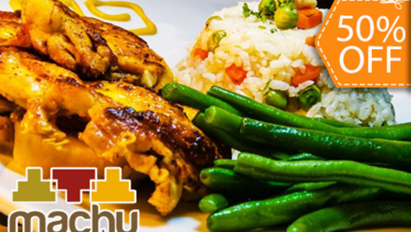 [Image: ¡Paga $10 y Consume $20 en Todo el Auténtico y Apetitoso Menú Peruano de Machu Chicken!m]