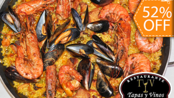 [Image: ¡Paga $11 y Consume $23 en Todo el Riquísimo Menú de Tapas y Vinos!m]