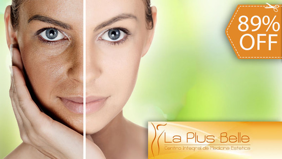 [Image: ¡Adiós a las Arrugas, Acné y Manchas! ¡Paga $99 en vez de $927 por 6 Visitas de Terapia Anti-Envejecimiento que incluye: 2 Sesiones Láser + 2 Sesiones IPL + 2 Limpiezas Profundas en La Plus Belle!m]