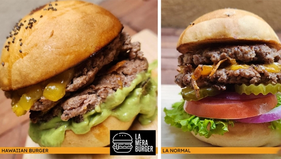 [Image: ¡Paga Q99 en Lugar de Q154 por 2 Combos de Hamburguesa a Elección entre: Western Burger, Jalapeño BBQ, Mushroom &amp; Onion, La Normal, Hawaiian Burger, Super Cheese Burger o Santa Fe + Papas Fritas + 2 Gaseosas!m]