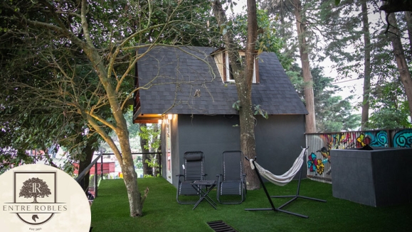 [Image: ¡Paga Q479 en lugar de Q1,040 por Estadía Campestre para 2 en Habitación Temática + Circuito de Spa con Sauna, Jacuzzi e Hidroterapia!m]