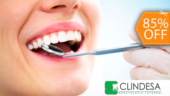 [Image: ¡Paga $30 en vez de $200 por 3 Rellenos de Resina Blanca + Diagnóstico con Cámara Intraoral + 2 Limpiezas con Ultrasonido + 2 Aplicación de Flúor en CLINDESA!m]