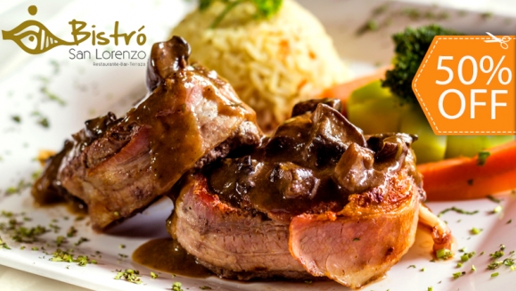 [Image: ¡Paga $12 y consume $24 en todo el sabroso menú de Bistró San Lorenzo!m]